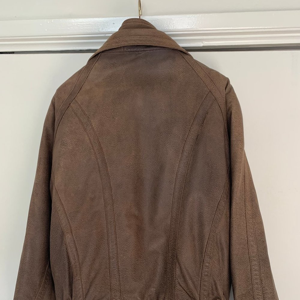 Georgetown Leather Bomber Jacket - image 2